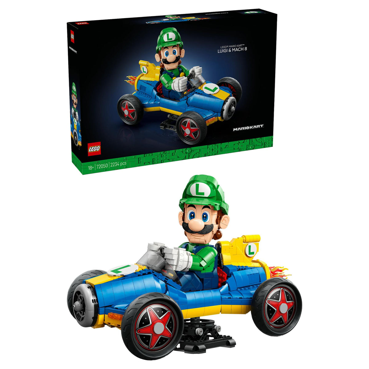 72050 Super Mario Mario Kart: Luigi & Turboflitzer