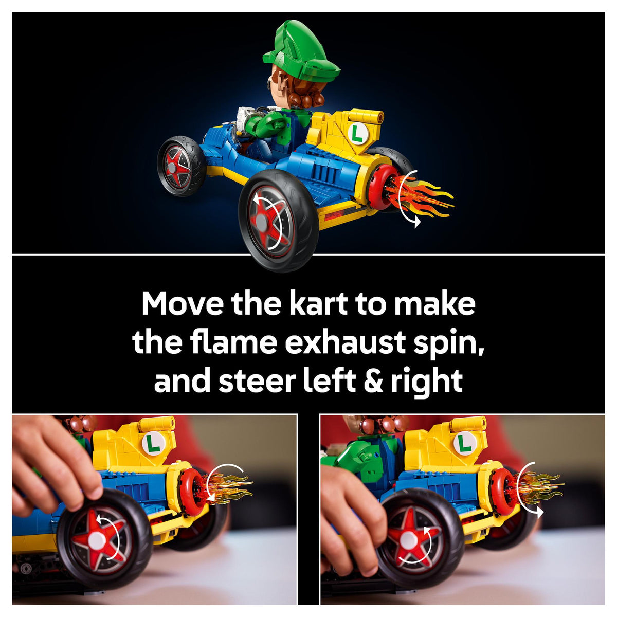 72050 Super Mario Mario Kart: Luigi & Turboflitzer