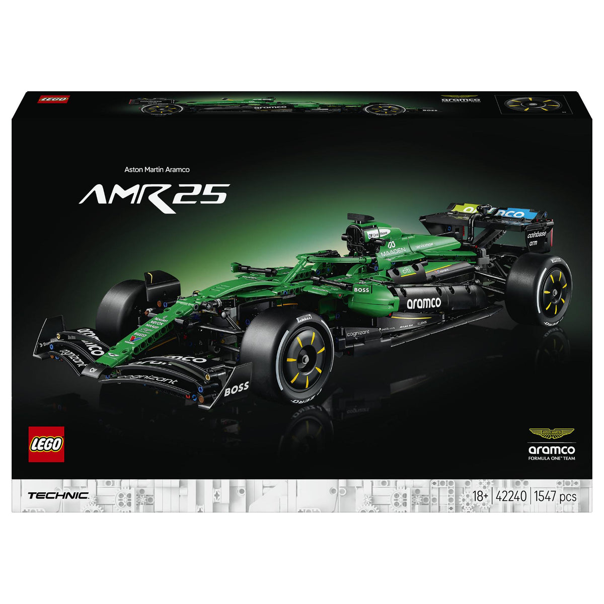 42240 Technic Aston Martin Aramco AMR25 F1 Auto