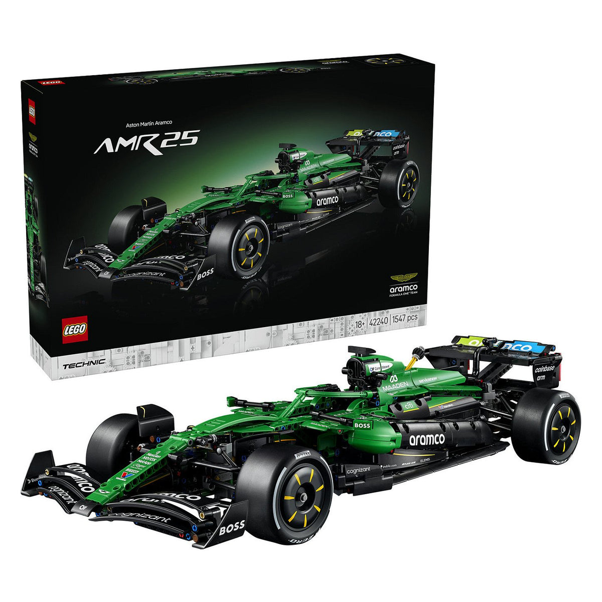 42240 Technic Aston Martin Aramco AMR25 F1 Auto
