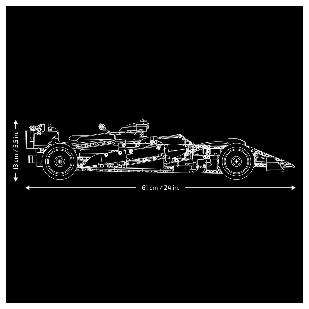 42240 Technic Aston Martin Aramco AMR25 F1 Auto