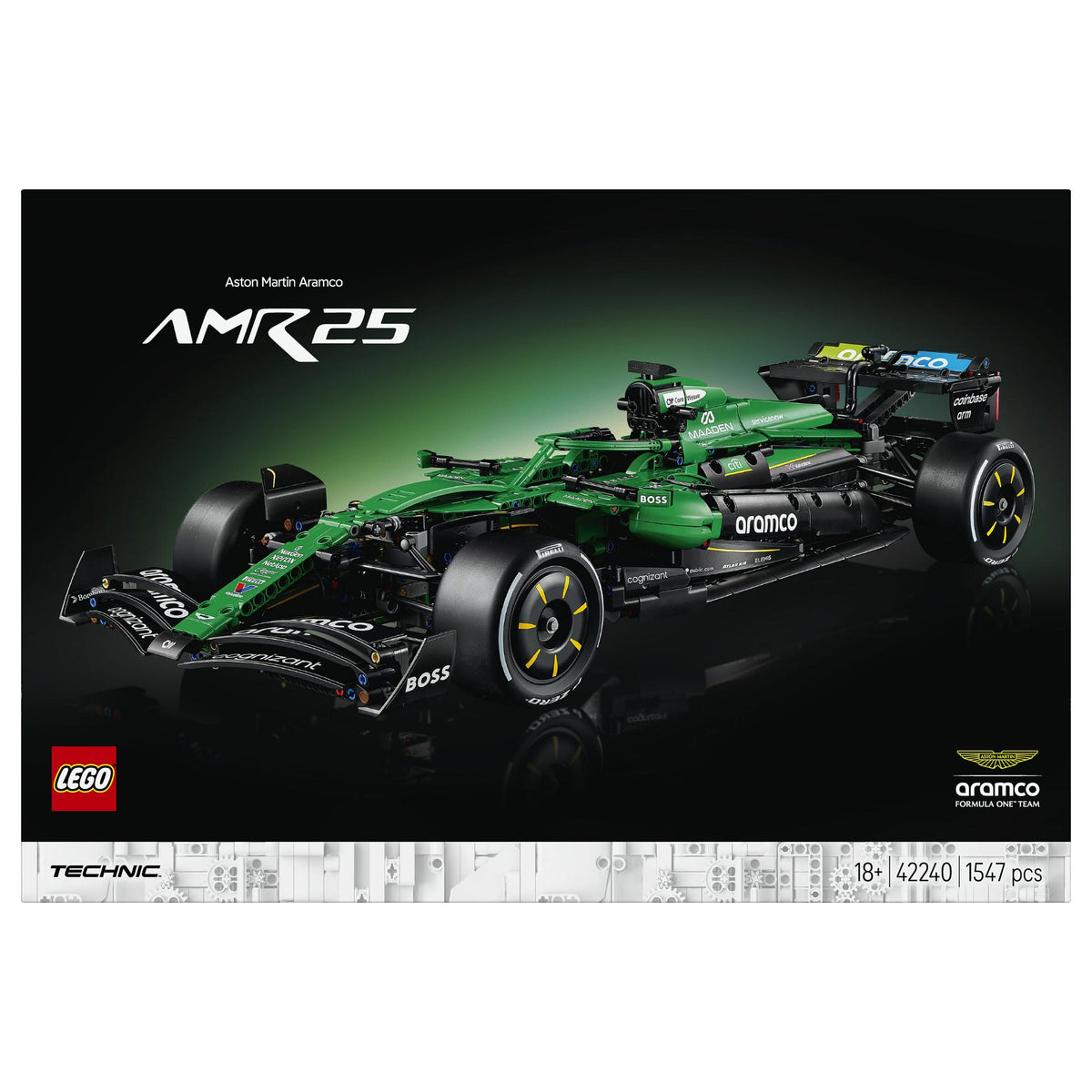 42240 Technic Aston Martin Aramco AMR25 F1 Auto
