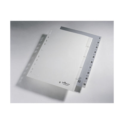 Zahlenregister (A4 geprägte Taben 1-10 PP volldecke