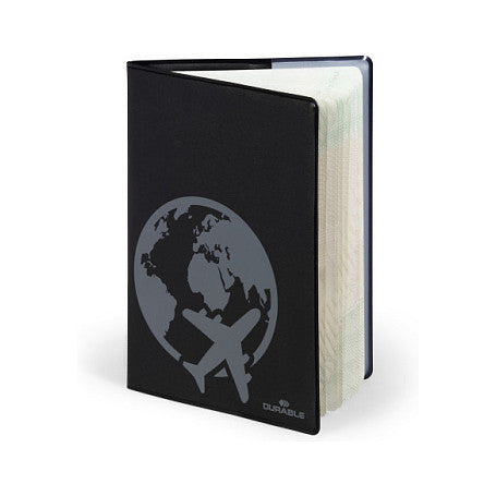 Reisepasshülle 189x129mm RFID SECURE schwarz