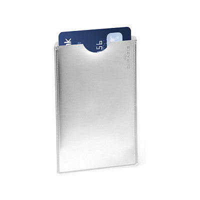 Kreditkartenhülle RFID SECURE 10 Stück silber