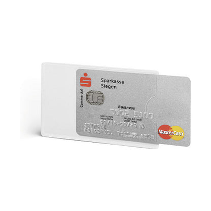 Kreditkartenhülle RFID SECURE 3 Stück silber