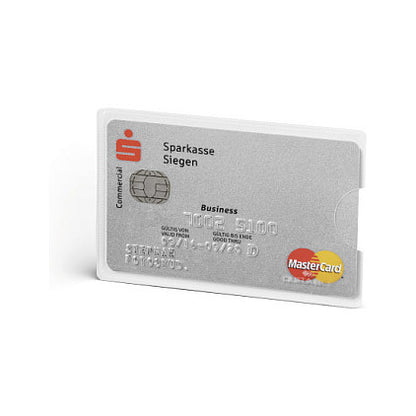 Kreditkartenhülle RFID SECURE 3 Stück silber