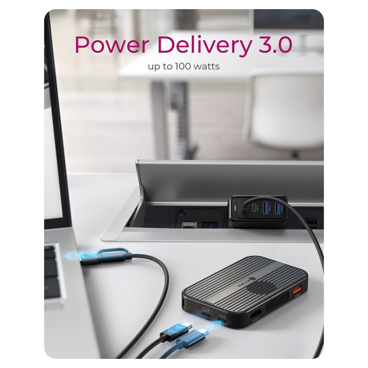 D ICY BOX IB-DK4071M-CU31 Multi Dockingstation
