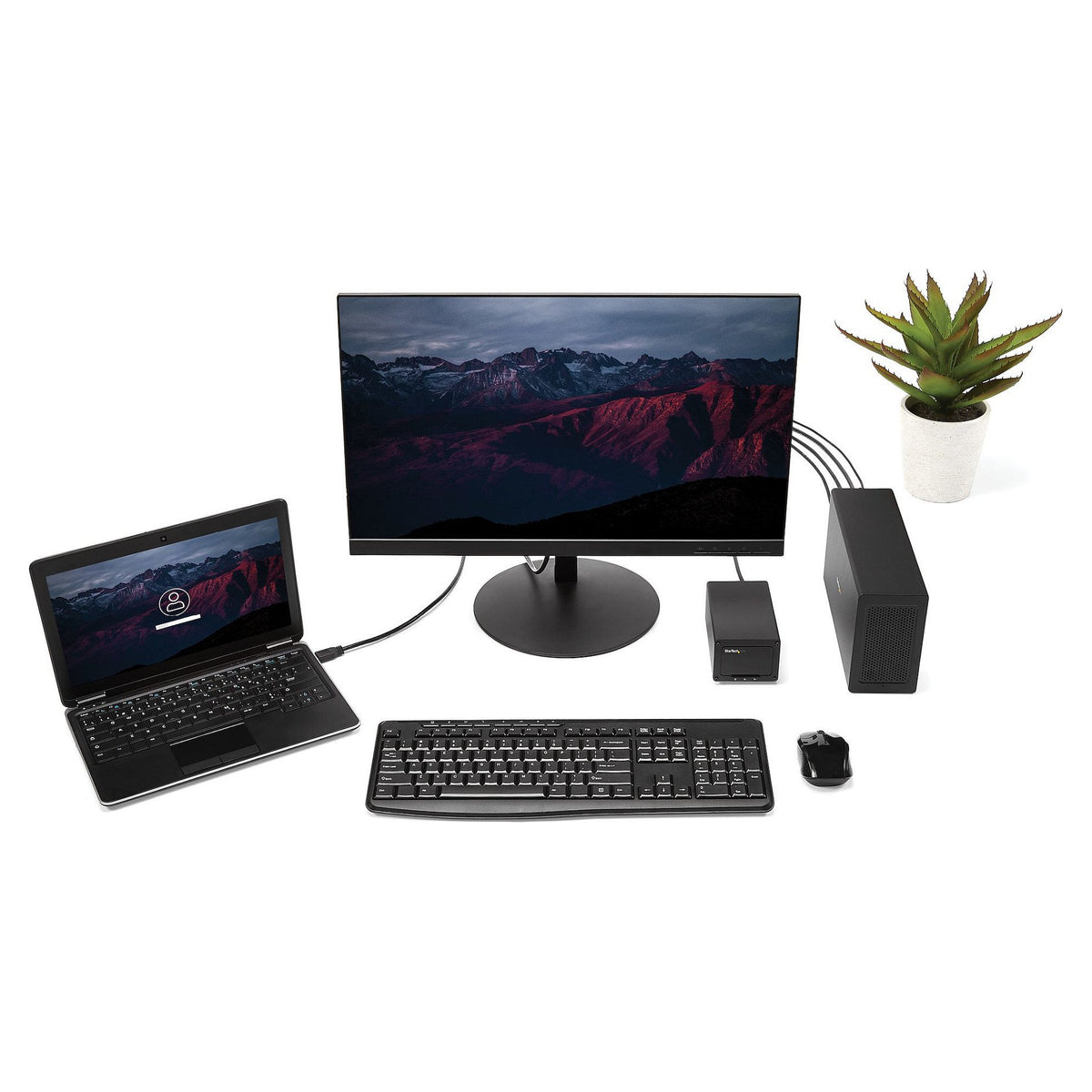 STARTECH.COM Thunderbolt 3 PCIe Erweiterungsgehuse mit DisplayPort - PCIe x16 - TB 3 PCIe Gehuse - Thunderbolt 3 PCI Express