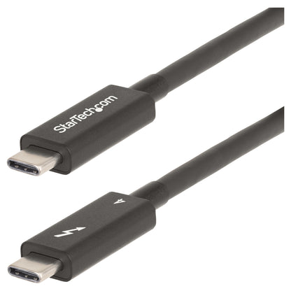 STARTECH.COM 2m Aktives Thunderbolt 4 Kabel 40 Gbit/s 100W PD 8K Display Kabel kompatibel mit USB4 Thunderbolt 3 USB-C DisplayPort