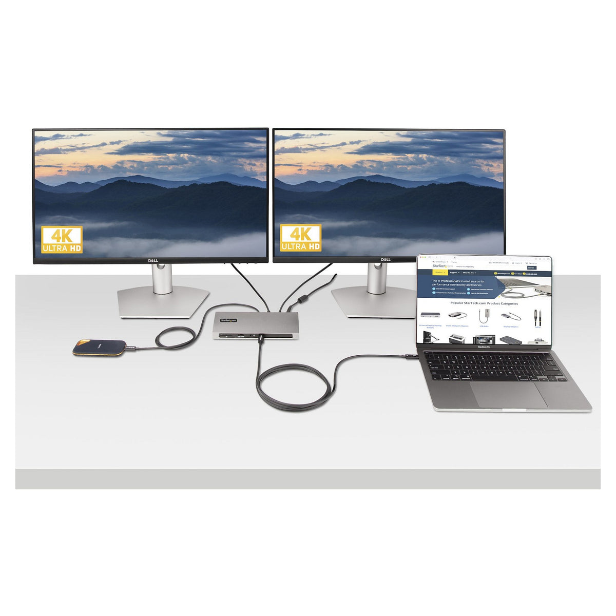STARTECH.COM 2m Aktives Thunderbolt 4 Kabel 40 Gbit/s 100W PD 8K Display Kabel kompatibel mit USB4 Thunderbolt 3 USB-C DisplayPort