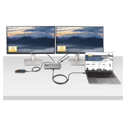 STARTECH.COM 2m Aktives Thunderbolt 4 Kabel 40 Gbit/s 100W PD 8K Display Kabel kompatibel mit USB4 Thunderbolt 3 USB-C DisplayPort