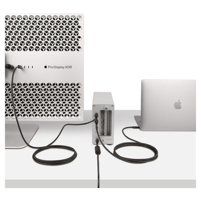 STARTECH.COM 2m Aktives Thunderbolt 4 Kabel 40 Gbit/s 100W PD 8K Display Kabel kompatibel mit USB4 Thunderbolt 3 USB-C DisplayPort