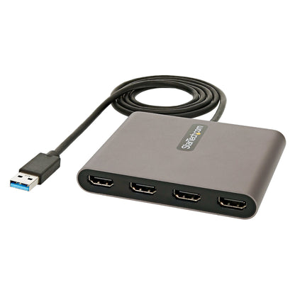 STARTECH.COM USB 3.0 to 4x HDMI adapter - External video and Graphics card - 1080p 60Hz - Windows