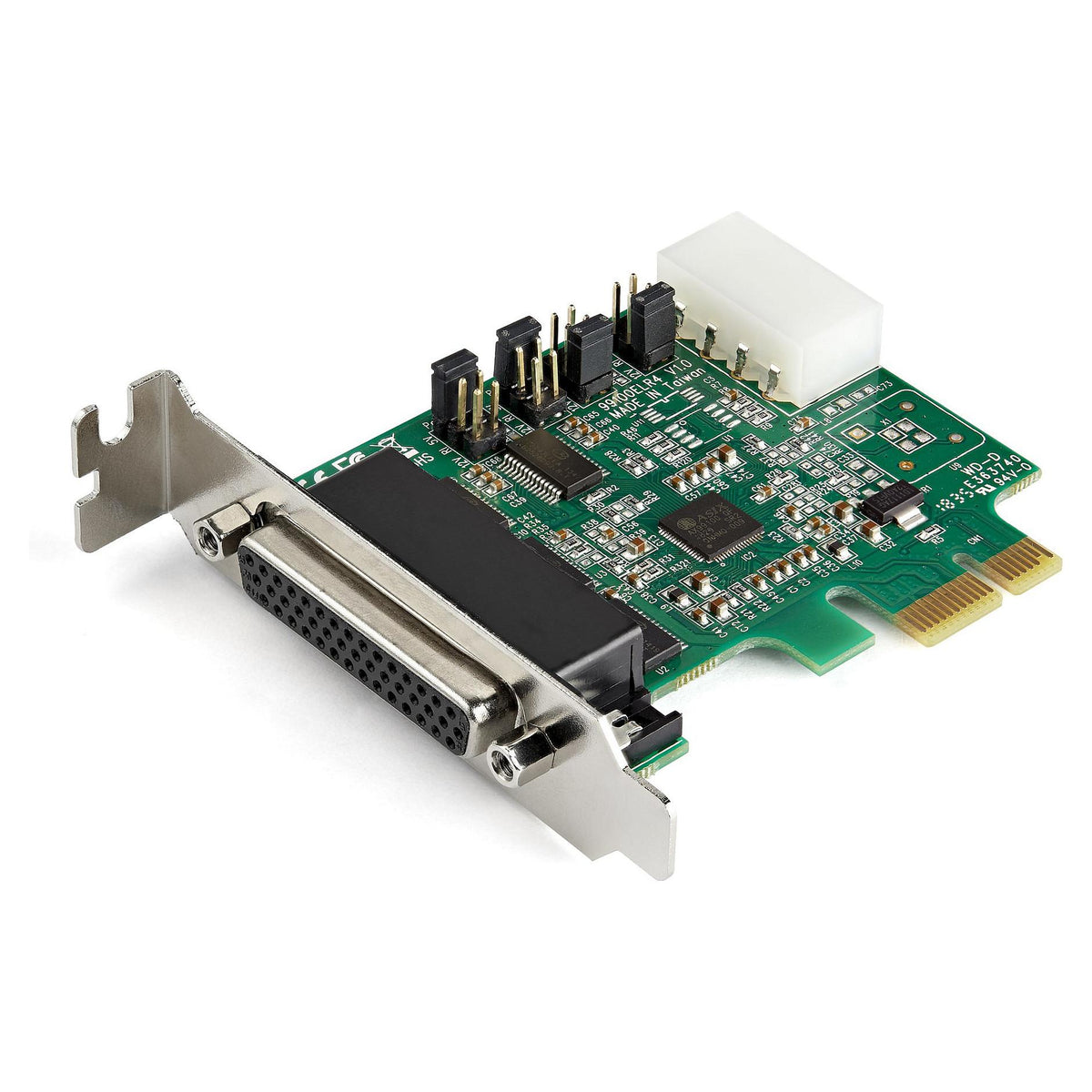 STARTECH.COM PCI Express serielle Schnittstellenkarte mit 4 Ports - 16950 UART - Low Profile - 256-Byte-FIFO-Cache