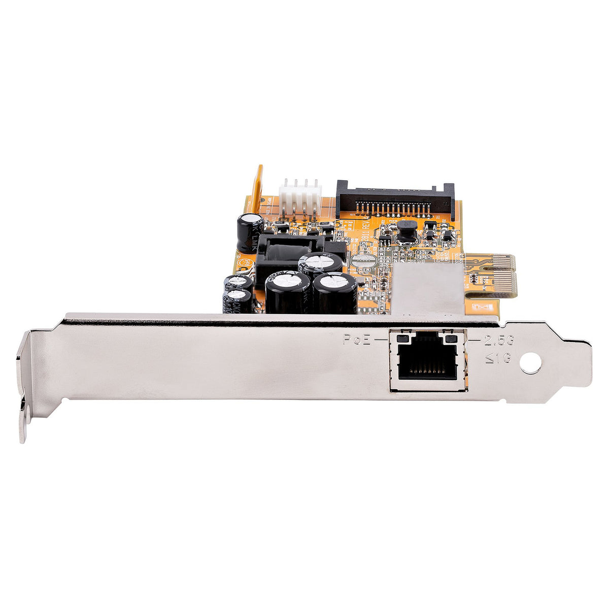 STARTECH.COM 1 Port 2,5Gbit/s PoE Netzwerkkarte PCI Express Ethernet Karte RJ45 30W 802.3at PCIe PoE NIC PoE LAN Adapter