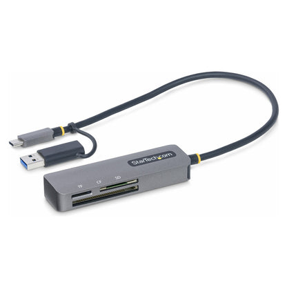 STARTECH.COM USB 3.0multikartenleser SD/microSD/CF USB-C Kartenleser mit USB-A Adapter Externer Kartenlesegert