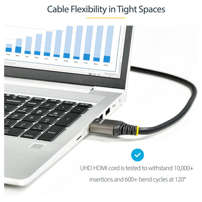STARTECH.COM 2m Premium Certified HDMI 2.0 Cable - High Speed Ultra HD 4K 60Hz HDMI Cable with Ethernet - HDR10 ARC