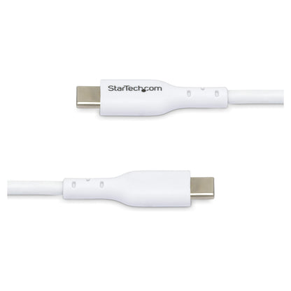 STARTECH.COM 2m USB-C Schnellladekabel USBC Kabel USB 2.0 Typ-C Laptop Ladekabel 60W Power Delivery USB-C auf USB-C Weiss