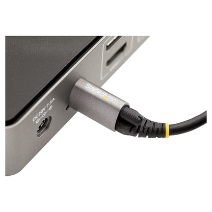 STARTECH.COM 1m USB-C cable with top screw locking 10Gbit/s - USB 3.1/3.2 Gen 2 Type-C cable - 100W 5A PD DP-Alt-Mode