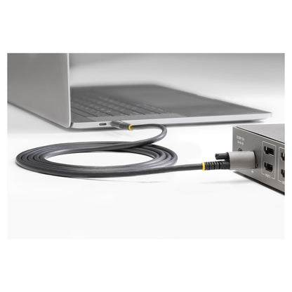 STARTECH.COM 1m USB-C cable with top screw locking 10Gbit/s - USB 3.1/3.2 Gen 2 Type-C cable - 100W 5A PD DP-Alt-Mode