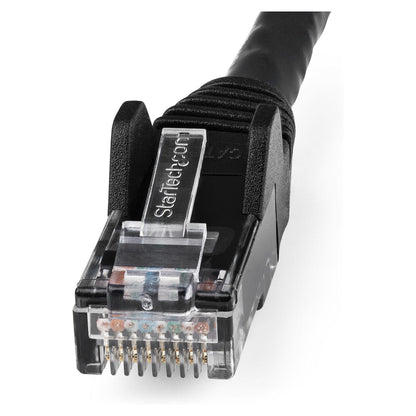 STARTECH.COM StarTech.com 7m LSZH CAT6 Ethernet Cable - 10 Gigabit 100W PoE RJ45 UTP Network Patch Cord Snagless - Black ETL