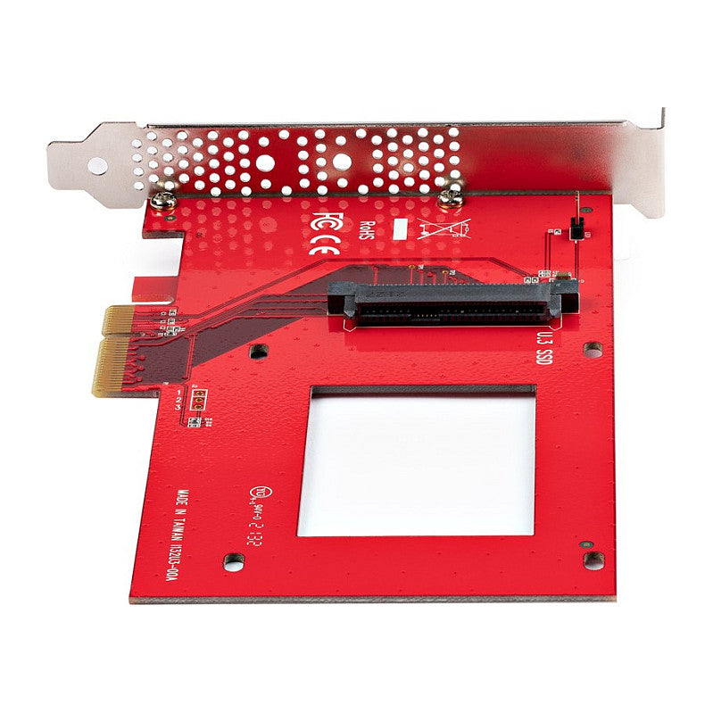 U.3 PCIe Adapterkarte PCIe 4.0 x4 Adapter fur 6,35cm 2,5Zoll U.3 NVMe SSDs SFF-TA-1001 PCI Express Add-in Karte