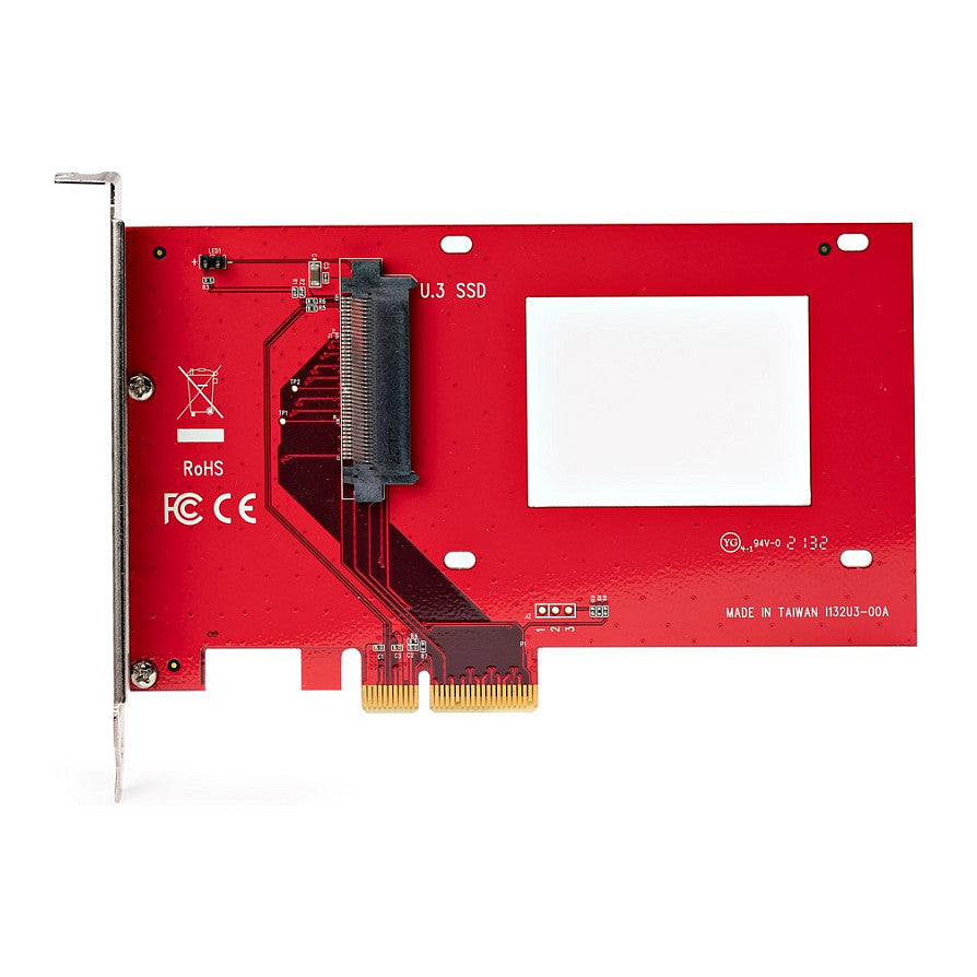 U.3 PCIe Adapterkarte PCIe 4.0 x4 Adapter fur 6,35cm 2,5Zoll U.3 NVMe SSDs SFF-TA-1001 PCI Express Add-in Karte