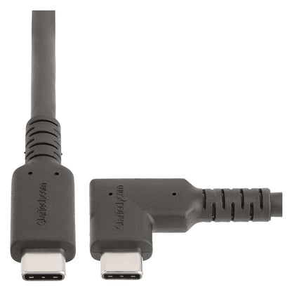 STARTECH.COM 2 m USB-C Kabel Gewinkelt 5Gbit/s USB C auf USB C Datenkabel/Monitor/Docking Station Kabel 4K 100W