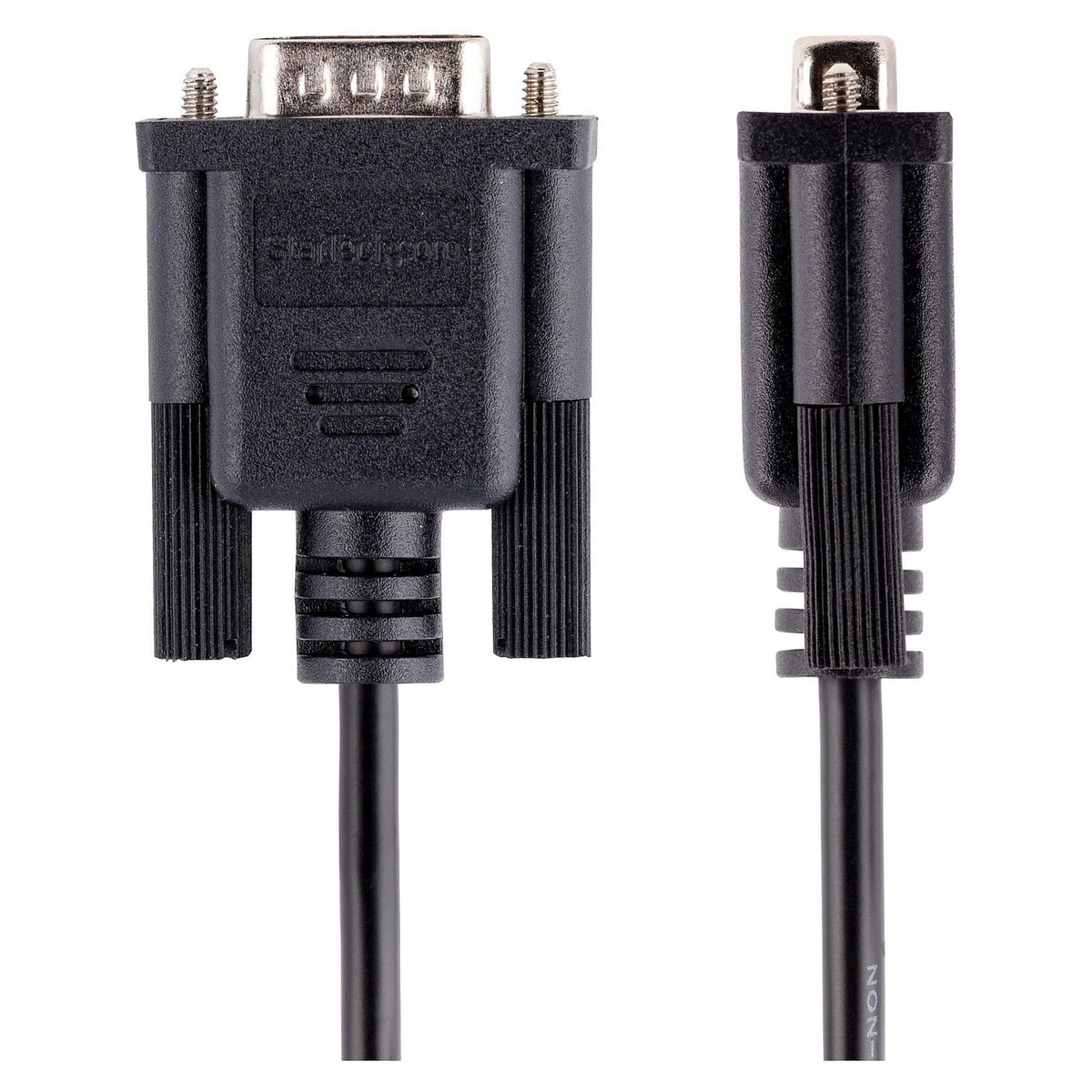 STARTECH.COM 3m RS232 Serial Null Modem Cable Crossover Serial Cable w Al-Mylar Shielding DB9 Serial COM Port Cable Female to Male