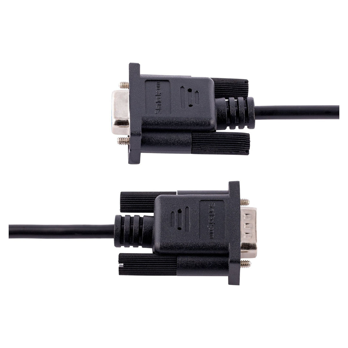 STARTECH.COM 3m RS232 Serial Null Modem Cable Crossover Serial Cable w Al-Mylar Shielding DB9 Serial COM Port Cable Female to Male