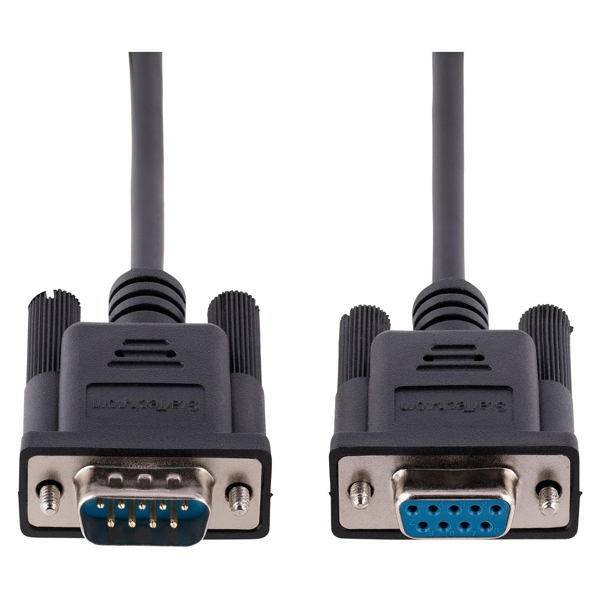 STARTECH.COM 3m RS232 Serial Null Modem Cable Crossover Serial Cable w Al-Mylar Shielding DB9 Serial COM Port Cable Female to Male