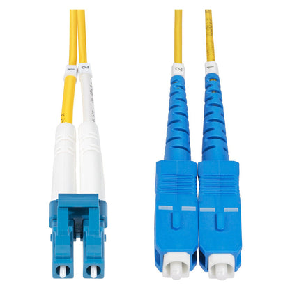 STARTECH.COM 2m OS2 LWL Patchkabel LC zu SC UPC Singlemode Duplex 9/125um 10G Kabel LSZH Glasfaserkabel LC auf SC