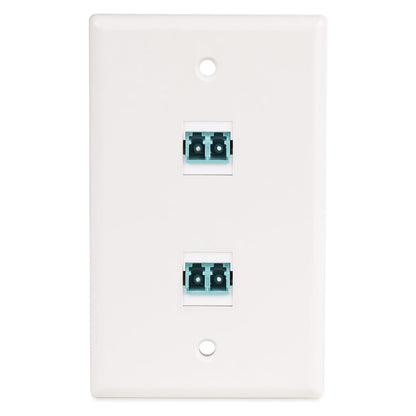 STARTECH.COM LC LC Kupplung LC Glasfaserverbindung LC/UPC LWL Duplex Kupplung Glasfaserkabel Stecker fur Patch Panele