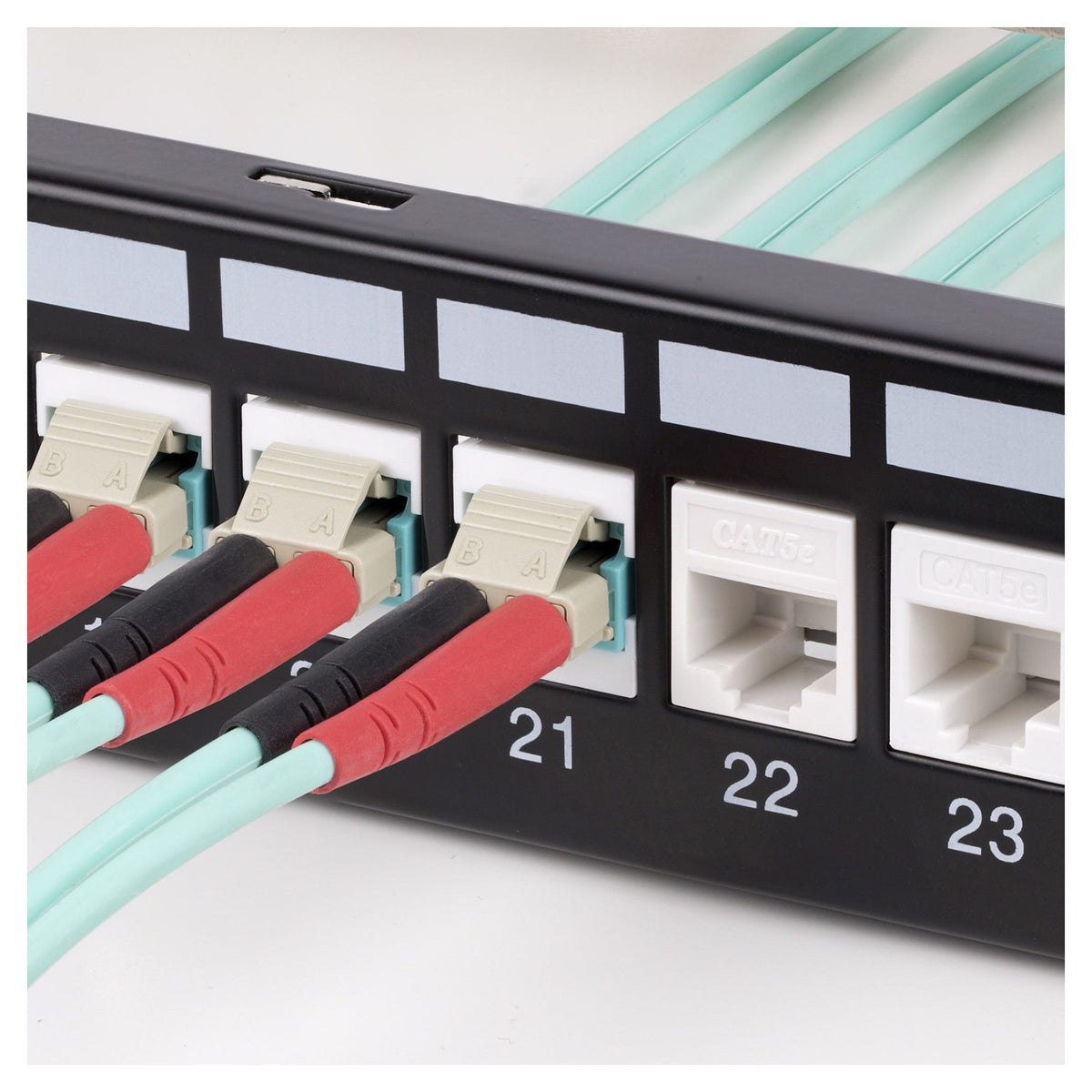 STARTECH.COM LC LC Kupplung LC Glasfaserverbindung LC/UPC LWL Duplex Kupplung Glasfaserkabel Stecker fur Patch Panele