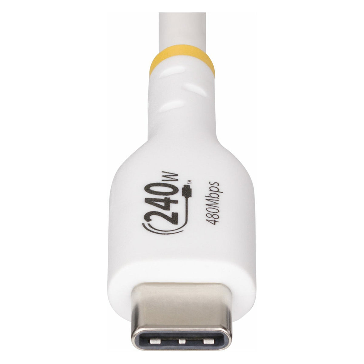 STARTECH.COM 2m Weisses USB-C Ladekabel USB-IF zertifiziert USB C Schnellladekabel 240W PD EPR USB C 2.0 Laptop-Ladekabel