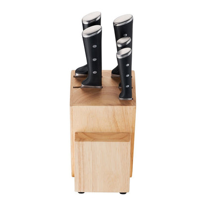 Ice Force K232S5 - Messer-Block/Besteck-Set - Edelstahl - ABS - Edelstahl - Holz - Schwarz