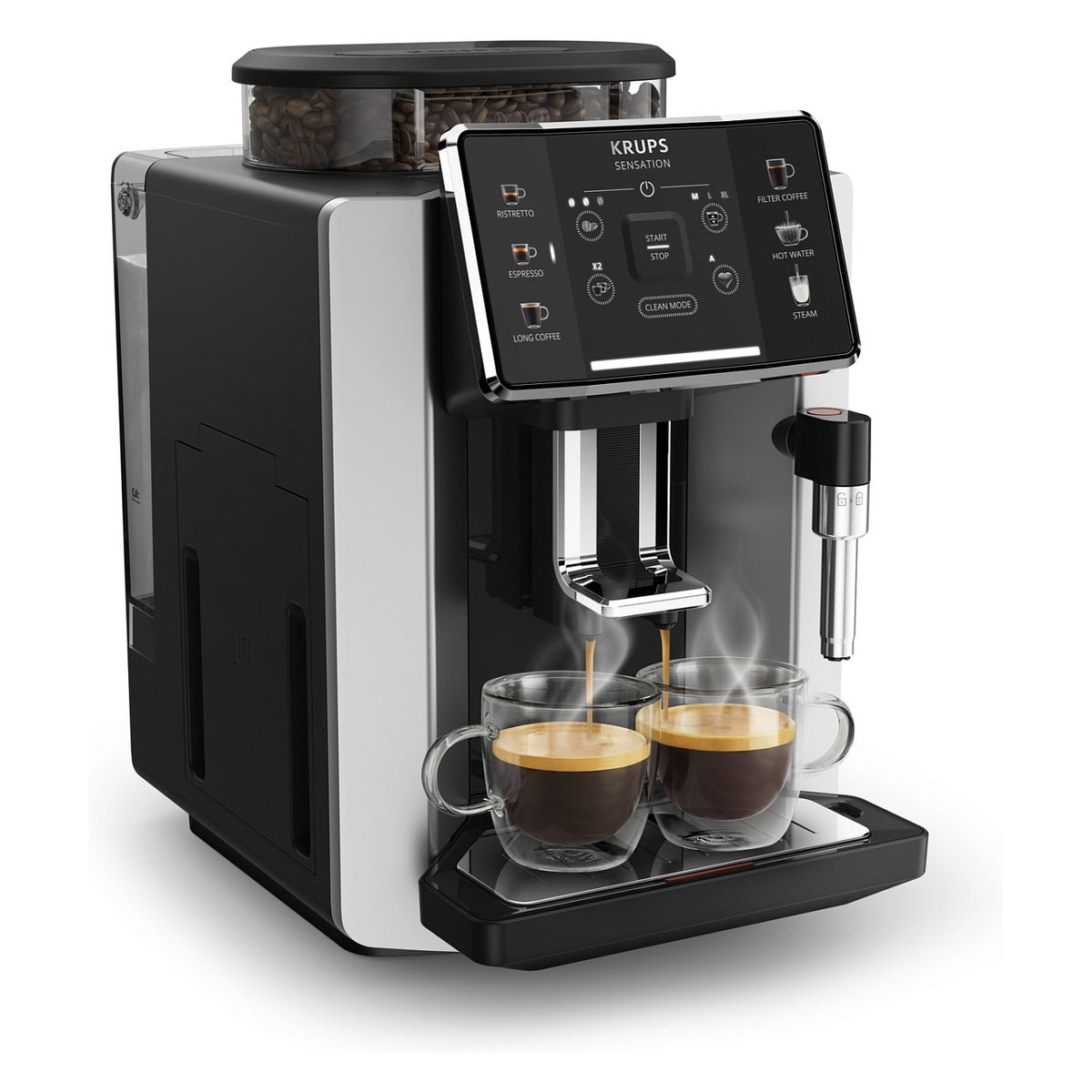EA910E10 , Kaffeevollautomat , schwarz-silber