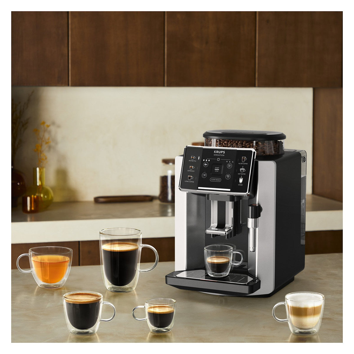 EA910E10 , Kaffeevollautomat , schwarz-silber