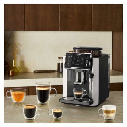 EA910E10 , Kaffeevollautomat , schwarz-silber