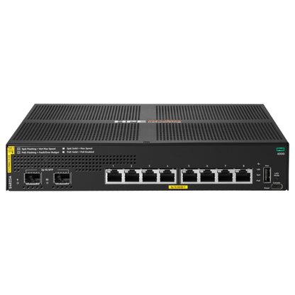 Aruba Networking CX 6000 8-port 10M/100M/1G Class 4 PoE 2-port SFP 1G 67W Switch