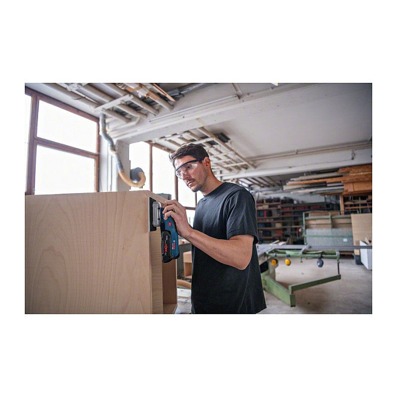 Powertools Akku-Schwingschleifer GSS 18V-13 Professional solo (blau/schwarz, ohne Akku und Ladegert, in L-BOXX, 3 Schleifplatten)