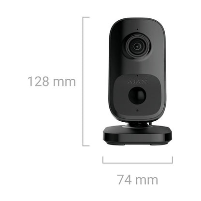 Ajax Netzwerkkamera WiFi IndoorCam schwarz