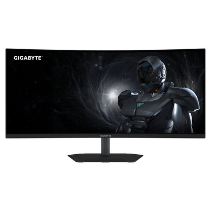 86,4cm/34" (3440x1440) GIGABYTE G34WQC2 1500R WQHD VA 1ms 200Hz HDMI DisplayPort HDR VESA Speaker