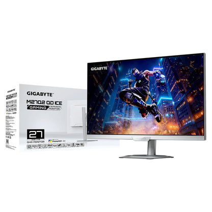 68,6cm/27" (2560x1440) GIGABYTE M27Q2 QD ICE WQHD SS IPS 1ms 200Hz HDMI DisplayPort USB-C USB HDR VESA Pivot
