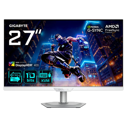 68,6cm/27" (3840x2160) GIGABYTE M27UP ICE 4K SS IPS 1ms 160Hz HDMI DisplayPort USB-C USB HDR VESA Speaker Pivot