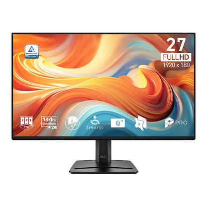 68,6cm/27" (1920x1080) MSI PRO MP275 E14L 16:9 FHD IPS 1ms 144Hz HDMI VGA VESA Speaker HDR Black