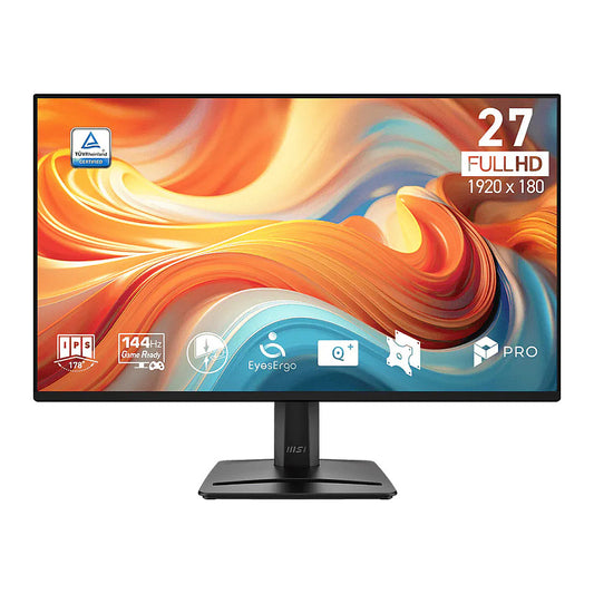 68,6cm/27" (1920x1080) MSI PRO MP275 E14L 16:9 FHD IPS 1ms 144Hz HDMI VGA VESA Speaker HDR Black
