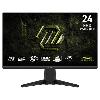 60,5cm/23,8" (1920x1080) MSI MAG 245F X24 16:9 FHD Rapid IPS 1ms 240Hz HDMI DisplayPort VESA HDR Black