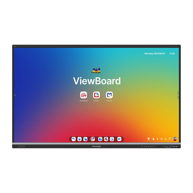 163,8cm/64,5" (3840x2160) ViewSonic IFP6551-3C 16:9 4K TFT LCD 6,5ms HDMI DisplayPort USB-C USB LAN VESA Speaker Touch